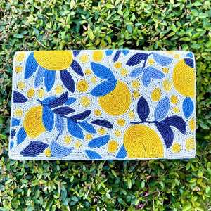 Bolso de mano de limón con cuentas de cristal VLemon, color personalizado, vacaciones de verano, diseño único - Product Image 2