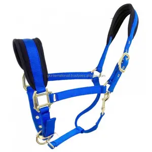 Vente en gros de colliers de tête de cheval de haute qualité Fabricant d'équipement de cheval indien Concevez votre propre licou en nylon de cheval en plusieurs couleurs - Product Image 1