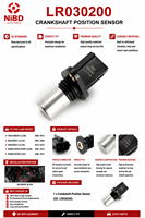 Sensor Posisi Crankshaft Berkualitas Tinggi OE LR030200 untuk Land Rover Freelander 2 LR2 3.2L Bensin Suku Cadang Mobil