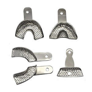 Bandejas de Impresión Dental, 6 Piezas, Extra Pequeñas, Medianas, Grandes y Extra Grandes, Pares de Bandejas de Impresión Dental de Acero Inoxidable - Product Image 5