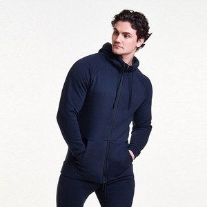 Sudadera con Capucha de Invierno, Estilo Urbano, Corte Regular, 100% Algodón Tejido, Diseño a Cuadros, Antiarrugas, Antipilling, Transpirable e Impermeable - Product Image 1