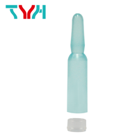 Flacon compte-gouttes rond en PP translucide couleur naturelle de 1,5 ml avec sérigraphie pour sérum et lotion de soin (AM15) personnalisable