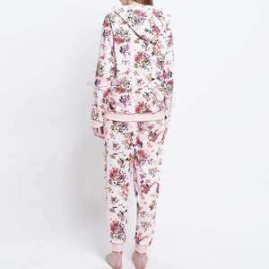 Survêtements décontractés 2 pièces en coton pour femmes, respirants, écologiques, séchage rapide, manches longues, personnalisables, vente en gros - Product Image 3