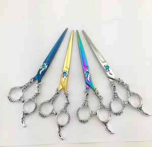 Juego de Tijeras Profesionales para Cortar Cabello con Mango de Dragón, Tijeras de Barbero de 6.5 Pulgadas con Hoja de Acero Inoxidable y Punta Afilada, Tipo Belleza - Product Image 6