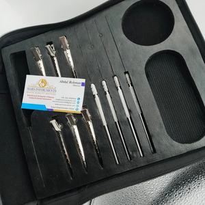 Kit de pinces Microlink en acier inoxydable pour extensions de cheveux Outil de perlage à forte tenue pour cheveux kératine Matériau métallique - Product Image 3