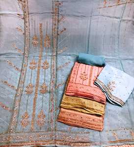 Salwar Kameez Tradicional Indio para Mujer, Diseño Moderno, Sin Costuras, Bordado a Mano, para Fiestas, Talla Única, Alta Calidad - Product Image 1