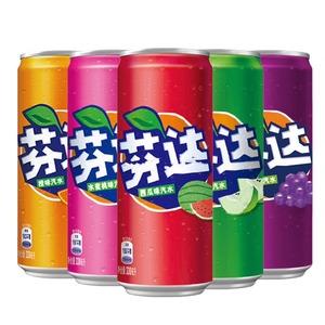 Boisson gazeuse aromatisée Fanta Sarsi exotique en gros, 320 ml x 24 canettes, boissons exotiques en vente à prix avantageux - Product Image 3