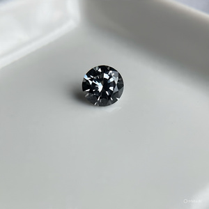 Gemas A. U., Moissanita Negra VVS1, Grado D, Corte Brillante, 5 Quilates, 11.5 mm, Creada en Laboratorio, para Joyería, Suelta - Product Image 6