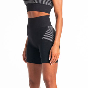 Precio al por mayor Nueva llegada Mujeres Pantalones cortos Fitness Wear Bajo MOQ Mujeres Gym Shorts Último estilo Spandex/Poliéster Mujeres Gym Shorts - Product Image 2