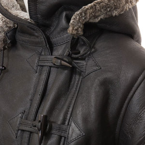 Chaqueta Regular de Cuero Genuino para Mujer de Primera Calidad, Impermeable, Transpirable, de Alta Calidad, MOQ Bajo, Elegante, Nuevo Color - Product Image 5
