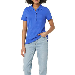 เสื้อโปโลผู้หญิงดีไซน์ล่าสุดปี 2026 เสื้อโปโลผ้าฝ้ายผสมโพลีเอสเตอร์สำหรับฤดูร้อน เสื้อโปโลผู้หญิงขายส่งพร้อมโลโก้สั่งทำ - Product Image 3