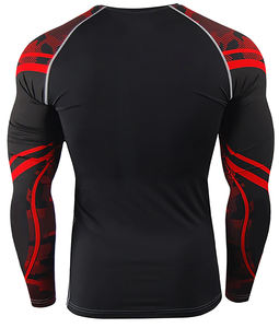 Vêtements de sport de qualité supérieure pour hommes, manches longues, à séchage rapide, respirants, anti-UV, pour la musculation, le MMA, le surf et la plongée, vente en gros d'usine - Product Image 2