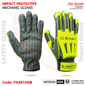 Nouveaux gants de travail anti-impact TPR résistants aux coupures en cuir gants de sécurité utilisation quotidienne en extérieur fabriqués au Pakistan - Product Image 5