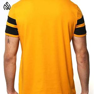 Venta al por mayor de los hombres de punto Camiseta 100% algodón ligero elástico personalizado impreso ecológico Diseño Popular mejor calidad - Product Image 5