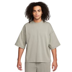 T-shirts en molleton épais personnalisables pour hommes grandes tailles, avec lettres 3D en relief, 100 % coton recyclé, 220 g - Product Image 1