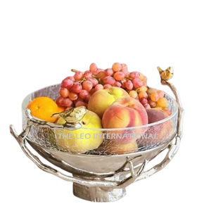 ชามอลูมิเนียมดีไซน์รูปนกบินชุบทองหรูหราทำจากวัสดุแก้วรูปทรงนกบิน - Product Image 3