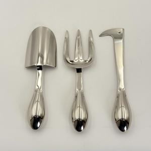 High Quality Stainless Steel Garden Tools with Mirror Polished Hand Tools Set of 3 with Lowest Price by R B Overseas from India - Product Image 4