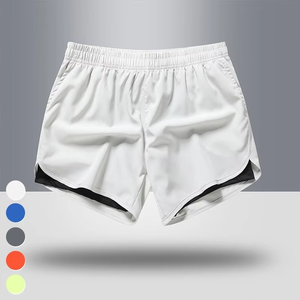 Short double couche tendance personnalisé pour hommes avec impression de conception personnalisée en polyester spandex confort logo personnalisé - Product Image 5
