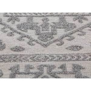 พรมถักมือ Akwv-13017 ทำจากขนสัตว์และใยวิสโคส ลายเหรียญสีเทาและดำ สำหรับใช้ในบ้าน - Product Image 3