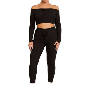 Chándal Deportivo para Mujer con Logotipo Personalizado, Precio Económico, Fabricante Mayorista, Chándal de Dos Piezas de Alta Calidad Hecho a Medida - Product Image 4