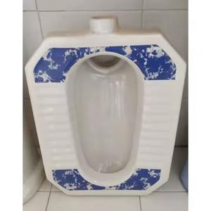 สุขภัณฑ์เซรามิกสีเขียวพิมพ์ลายก้นลึกปานกลาง - Product Image 4