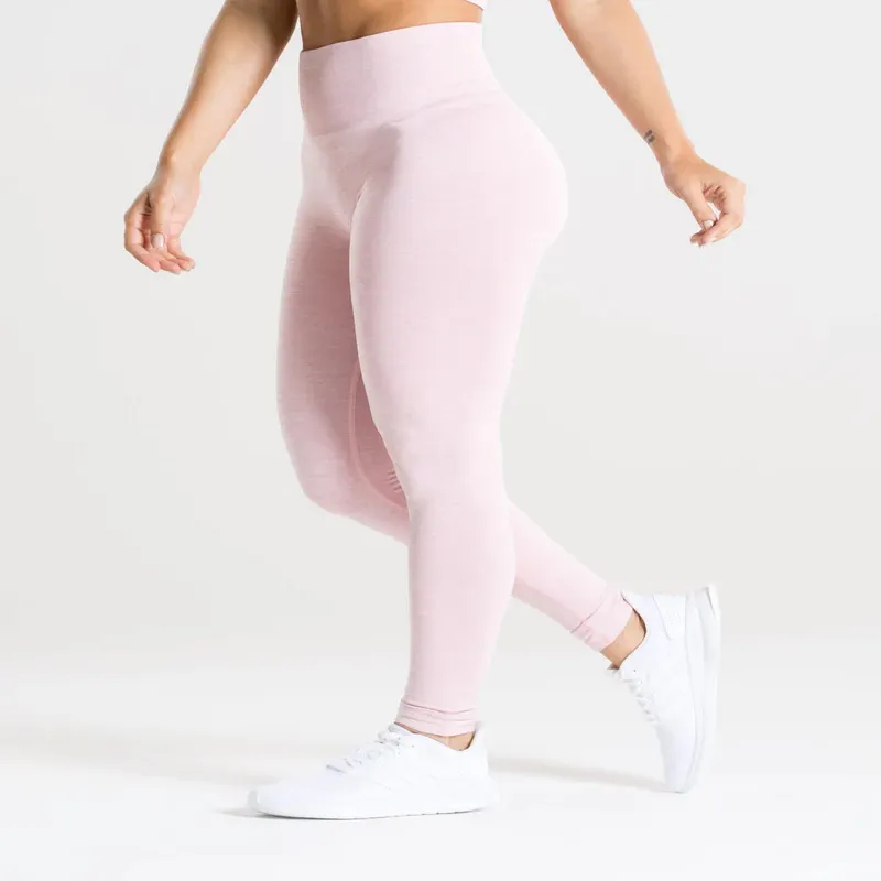 Pantaloni da Yoga a vita alta attillati da donna Quick Dry Nude Feeling Fitness Leggings Butt Lift Running Leggings sportivi