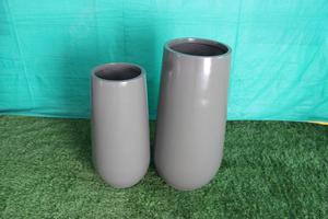 กระถางไฟเบอร์กลาสสำหรับปลูกต้นไม้กลางแจ้งน้ำหนักเบาสีแดงทนทานสำหรับบ้านและสวนรีสอร์ทพื้นที่สีเขียว - Product Image 5