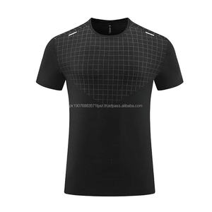 T-shirts avec impression de logo personnalisé, 90% polyester, t-shirt de sport pour homme, t-shirt d'entraînement - Product Image 4