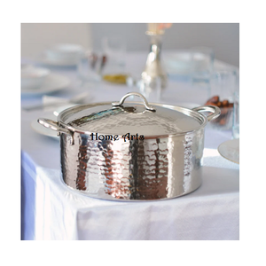 Olla de cocina de acero inoxidable, olla de cocina de Color plateado, forma redonda, para uso en restaurantes y hoteles - Product Image 1