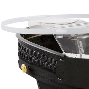 Badges Designs formels insignes brodés ou imprimés haute qualité noir bleu vert couleur personnalisée casquette d'officier de cérémonie - Product Image 6