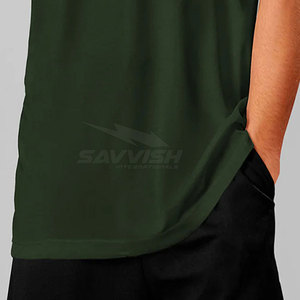 Camiseta de Algodón 100%, Transpirable, de Manga Corta, de Alta Calidad, Ropa de Verano, Camiseta Extra Grande - Product Image 6