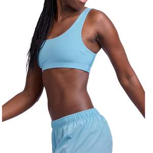 Soutien-gorge de sport sans couture réglable en gros personnalisé, couleur unie, séchage rapide, anti-choc, pour le yoga et l'entraînement en salle de sport - Product Image 4