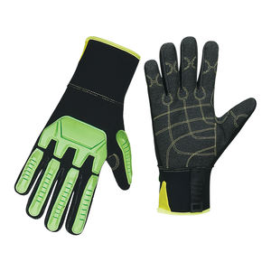 Meilleurs gants de travail de sécurité en cuir synthétique résistant aux chocs Gants de protection des mains résistants aux coupures de sécurité industrielle à vendre - Product Image 1