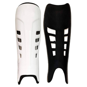 Espinilleras de hockey sobre hielo de proveedor directo de fábrica vendedor caliente Espinilleras de cuero de entrenamiento profesional de alta calidad para seguridad - Product Image 1