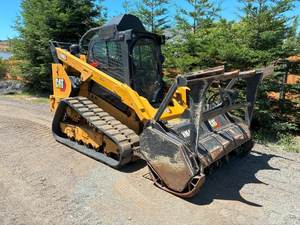 Mini-chargeuse sur chenilles CAT 259D3, chargeuse-pelleteuse compacte, engin de construction, moteur inclus, à vendre - Product Image 2