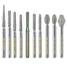 Polvo de diamante natural para Micron Diamond Coated Burs OEM Dental Drill Burs Proveedor - Product Image 3