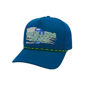 Gorra de golf premium de 5 paneles con cuerda, fabricada en Vietnam, impermeable, con corte láser, deportiva, de alto rendimiento, con cierre snapback, para hombre. - Product Image 2