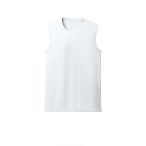 Camiseta Deportiva de Alto Rendimiento para Hombre, Chaleco Atlético Ligero y Transpirable, Camiseta Blanca, Proveedor de Ropa Deportiva al por Mayor - Product Image 5