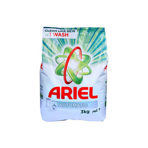 Ariel Smart Wash Powder 3kg limpia profundamente mientras conserva la textura de la tela con fragancia de larga duración y acción de enjuague rápido - Product Image 1