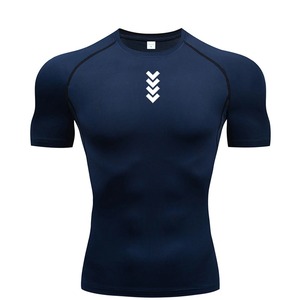 MoiveWolverine Print Compression Shirts <b>Men</b> <b>Swim</b> Rash Guards Short Sleeve Workout Surfing Workout Fitness <b>Top</b> - Product Image 2