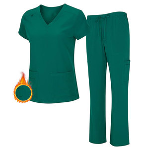 2026 Medical Nursing <b>Scrub</b> <b>Sets</b> Custom Logo Printing High Quality Knitted Fabric Hospital Uniform - Product Image 1