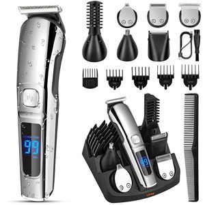 Rasoir électrique étanche pour homme, tondeuse sans fil alimentée par USB et piles, kit de toilettage pour mari ou père - Product Image 1