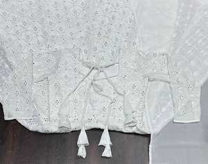 Ensemble de kurta longue Anarkali brodée Chikankari blanche pour femmes, avec dupatta, tissu en georgette de qualité supérieure, respirant, élégant, pour occasions festives - Product Image 5