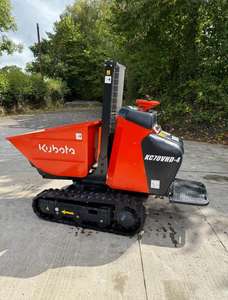 Livraison gratuite, certifié CE EPA, mini-dumper sur chenilles Kubota KC7OVHD-4, mini-transporteur sur chenilles, mini-dumper hydraulique à basculement - Product Image 4