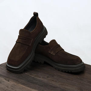 รองเท้าหนังแท้สำหรับธุรกิจ พื้นกันลื่น ซับในระบายอากาศ รองเท้าทางการสำหรับผู้ชาย รองเท้าทำงาน - Product Image 2