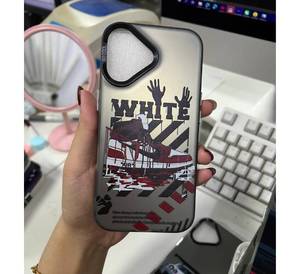 2025 Magnetic Trường Hợp Đối Với iPhone 14 Pro Tương Thích Với Mag Mỏng Chống Sốc Mờ Cover Quay Lại Với Bạc Lá Chắn Kết Thúc Da - Product Image 3