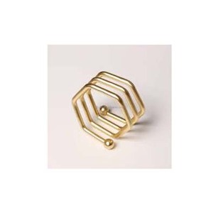 Laiton Solide Métal Conception Irrégulière Rond De Serviette À La Main Style Unique Vaisselle Décoratif Royal Rond De Serviette - Product Image 4