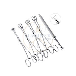 Juego profesional de herramientas para perforaciones corporales, alicates y fórceps hechos con materiales de acero inoxidable hechos en Pakistán - Product Image 1