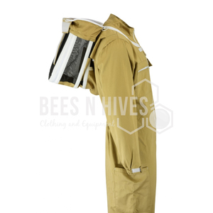 Meilleures ventes Costume d'apiculture professionnel et confortable en coton Premium Plus avec double fermeture éclair Fonction étanche à l'eau - Product Image 3