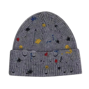 Gorros gorro de punto gorro de calavera de invierno gorro holgado cálido personalizado gorro de moda para hombre y mujer al por mayor de fábrica OEM - Product Image 2